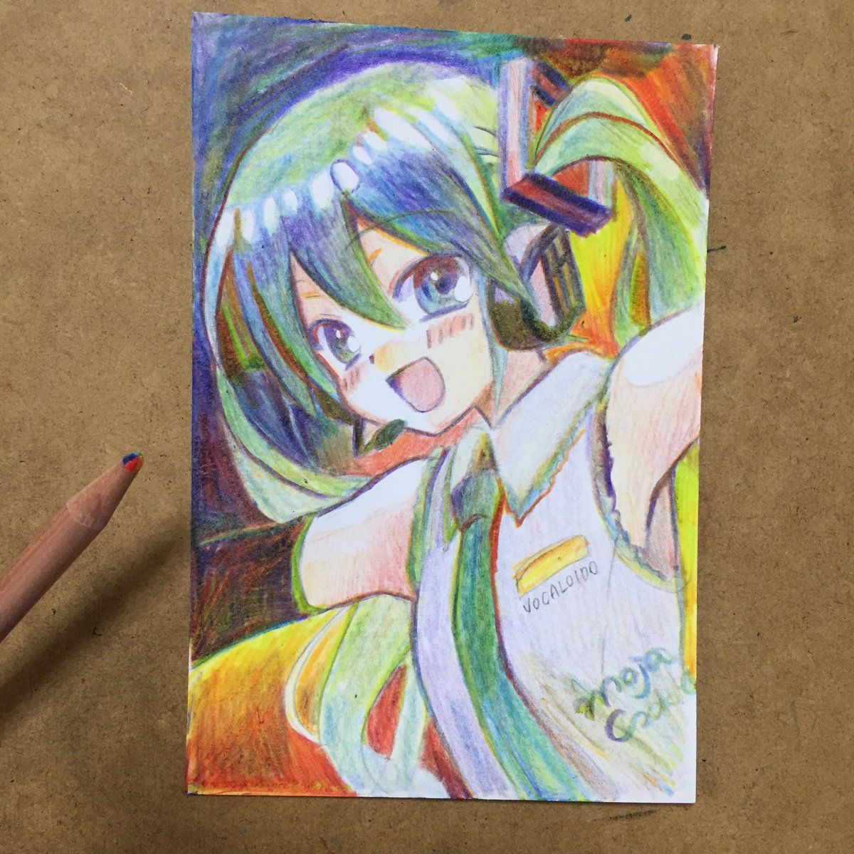 もじゃクッキー ヒヨハリ プライズ No Twitter 虹色色鉛筆1本で塗るっていうの初チャレンジしてみたんだけど楽しい 色鉛筆の微妙な角度で色が変わるのでめちゃ難しい 練習の余地ある モデル ミクさん もじゃクッキー ヒヨハリ プライズ No Twitter 虹色色鉛筆1本で塗るっていうの初チャレンジしてみたんだけど楽しい 色鉛筆の微妙な角度で色が変わるのでめちゃ難しい 練習の余地ある モデル ミクさん