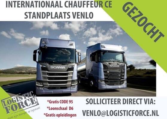 Logistic_Force's tweet image. #chauffeur gezocht standplaats #venlo #vacature #baan