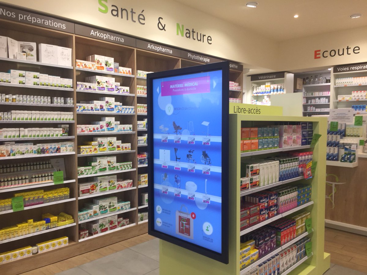 Pharmagest's tweet photo. [RÉALISATION] Nouvelle installation de notre borne digitale #Offitouch au sein de la pharmacie de Huttenheim !

Pour en savoir plus sur notre offre : https://t.co/Dj40IFly8a https://t.co/U9AKPDQRp2
