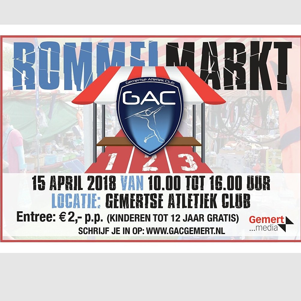 gacgemert's tweet photo. Er zijn nog plaatsen op onze #rommelmarkt! Wacht niet te lang!! https://t.co/yVWzEm1B1L