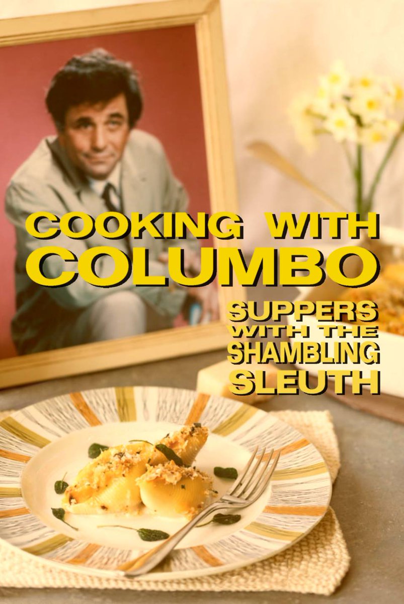 silverscreensup's tweet photo. #ColumboTV tweet-along tonight - everyone invited - just press PLAY at whatever time is where you are when it's 10pm GMT! Episode is Columbo Goes to the Guillotine - giving away copy of #ColumboCookbook to funniest tweet! #Columbo https://t.co/Yhf5K6fWUR