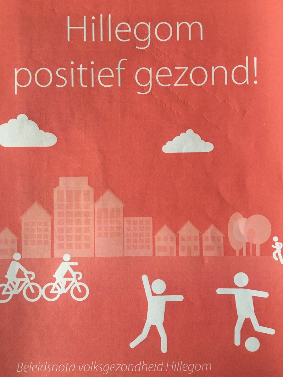 FredvanTrigt's tweet photo. Hillegom positief gezond! Dat is waar #Hillegom de komende vier jaar mee aan de slag gaat. Bewegen, overgewicht, alcohol en drugs, roken, een gezonde leefstijl en aandacht voor gezondheidsachterstanden krijgen volop aandacht. Zullen we samen mee aan de slag gaan? https://t.co/Jqn0PoCP98