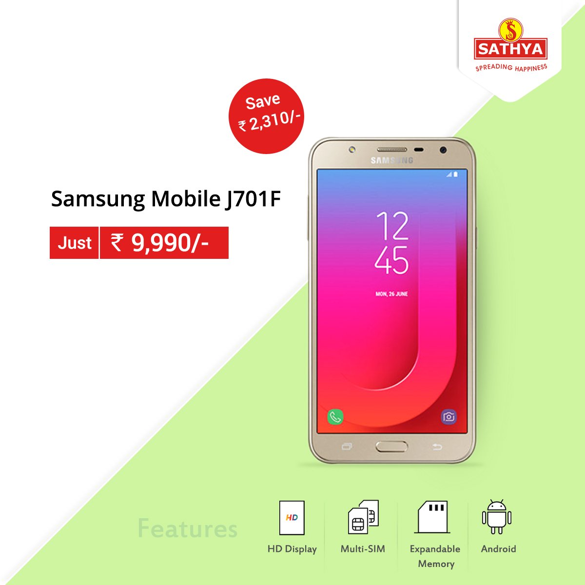 sathyashopping's tweet image. Best #Android_Mobile at the most affordable price
Grab Sathya’s special offers and save more on your purchase
Latest Smartphone at big sale, look no further, Reach us!
CONTACT NO :7339400400
goo.gl/zwiVaW