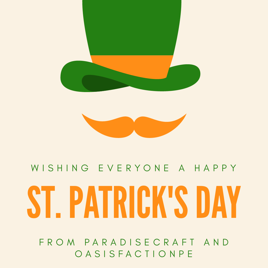 ParadiseCraft_'s tweet photo. Happy St Patrick's Day everyone! 🍀
Lá Fhéile Pádraig gach duine! 🍀 https://t.co/OqkDcInQso