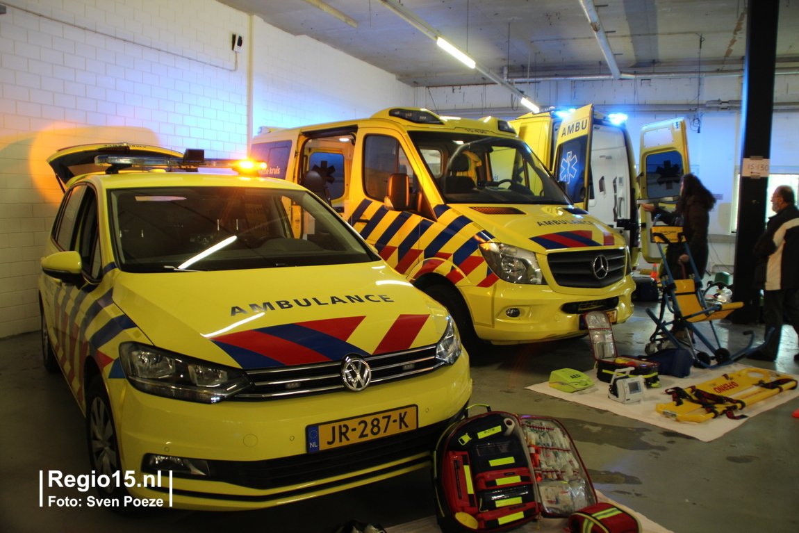 Wij zijn te gast op een 'familiedag' bij het Witte Kruis aan de #Mangaanstraat in #DenHaag, één van de ambulanceposten in de regio Haaglanden.