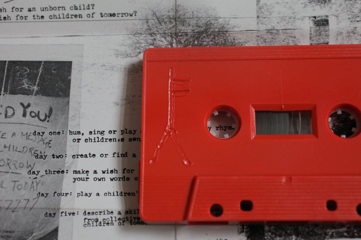 starkmary's tweet photo. https://t.co/2Gmj3vQIDx The Quickening by Mary &amp; David - a new tape release with double sided A4 artwork from Set Foot Press. A project devised through a residency at The Curfew Tower curated by @ThePenthouseNQ https://t.co/tyJ8comkVn