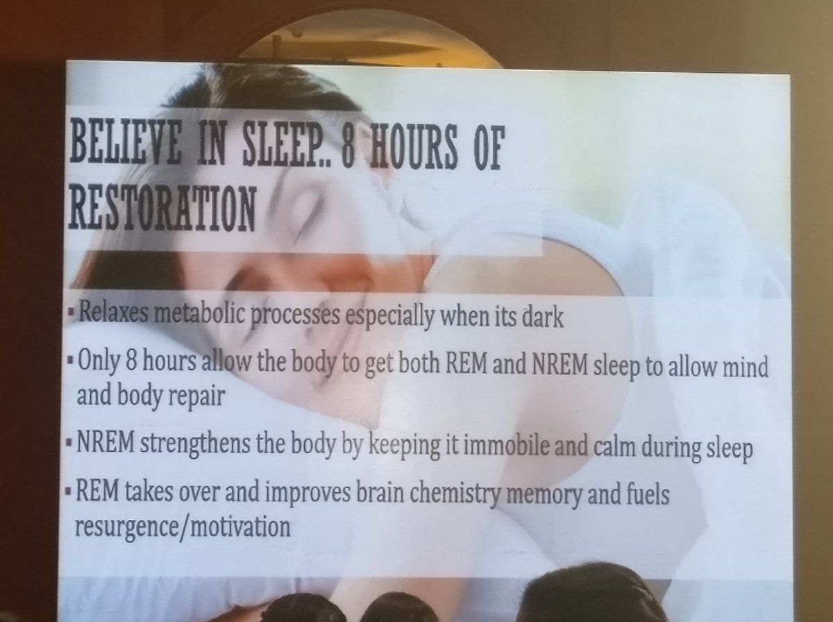 Shreyank's tweet photo. Importance of sleep by Madhuri Ruia #FBAIDialogues #fbaiatjwjuhu https://t.co/P3k6dFMkPy