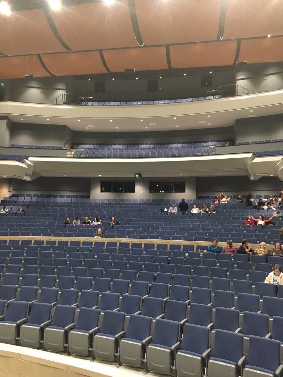 WinsleyI's tweet photo. Spending the day with the Millard West show choirs in Mitchell,SD.  What an amazing performance venue.  #FrienddeClassic https://t.co/aT2Dvnou1u