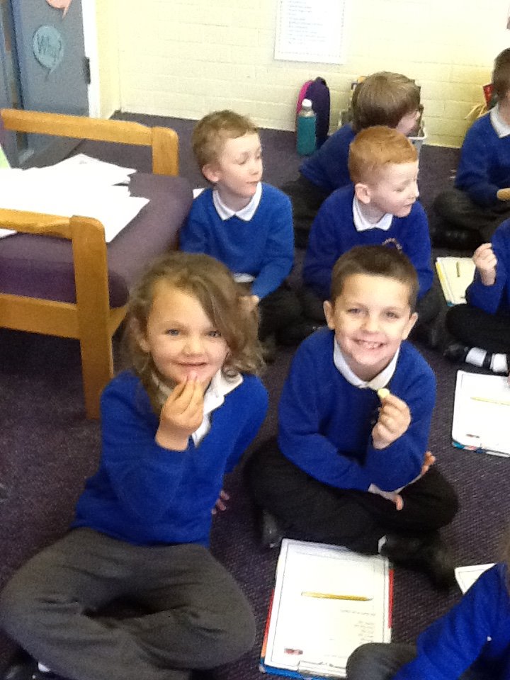 The Giraffes also collected data about their favourite mini eggs. Lots of enthusiasm for this!!!