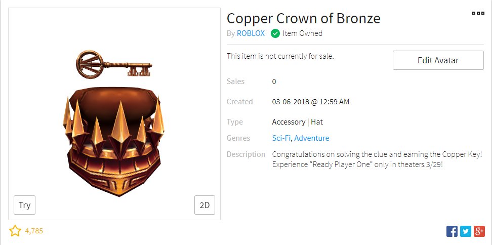 Roblox Copper Key Place