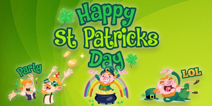 What&rsquo;s waiting for you at the end of the rainbow? St. Patrick&rsquo;s Day Kik stickers! 🌈🍀 https://t.co/LedI6zWkoT<a href="/tag/stpatricksday"class="tags"><span>#stpatricksday</span></a>