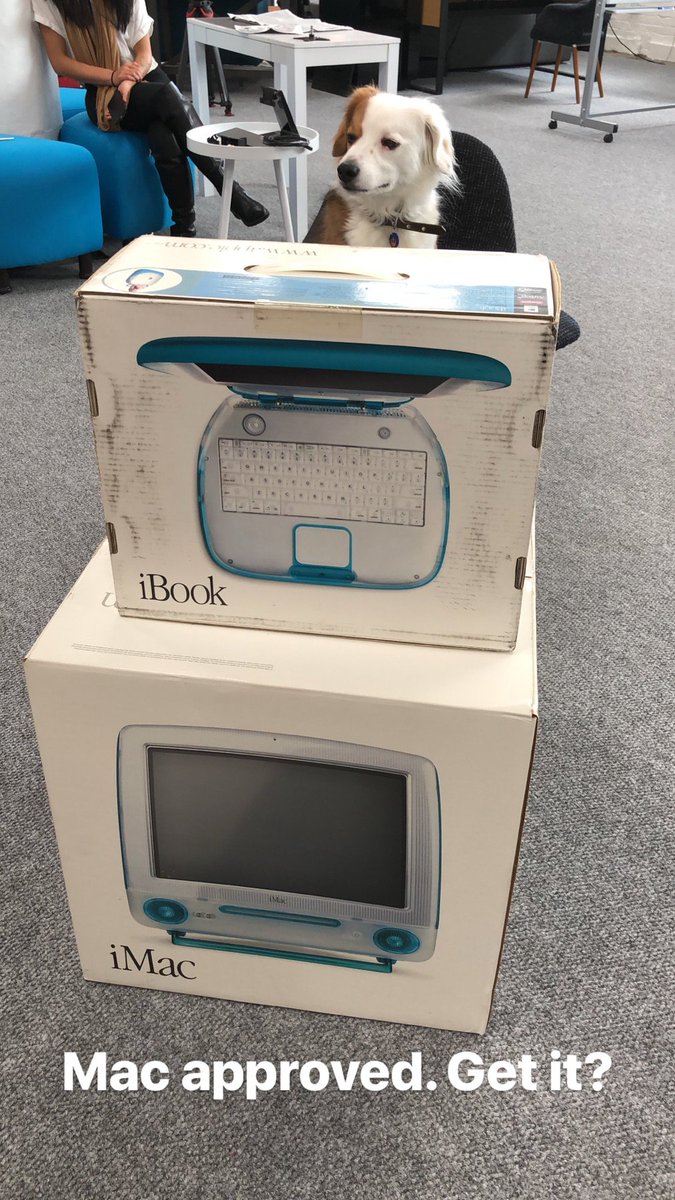 The original iMac. New unopened in the box. Tape still sealed. Unreal.

350MHz PowerP G3 Processor
64MB of RAM
6GB Ultra ATA Hard Drive
ATI GPU with 8MB VRAM
15” display
24x CDROM Drive
Built-in 56K modem
2 USB ports