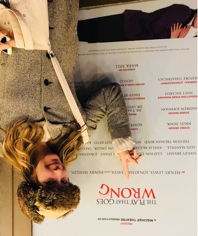 Dear @playthatgoeswrong and <a href="/mischiefcomedy/">Mischief</a> - thank you for the much needed laughs last night! #theplaythatgoeswrong