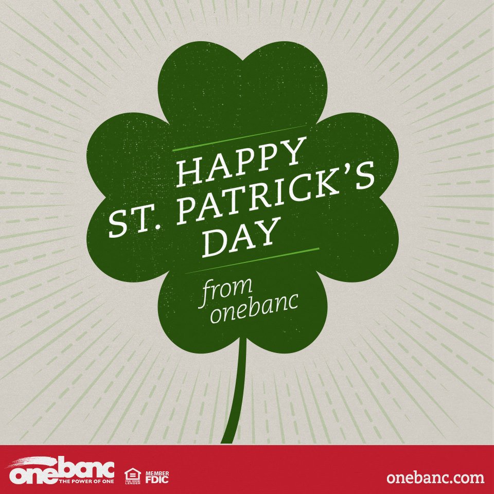 FNBankAR's tweet image. Happy St. Patrick's Day!