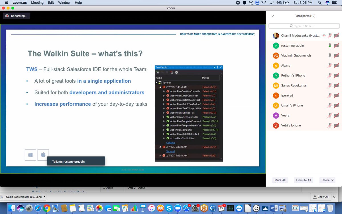 chamilmadusanka's tweet image. We started... #SriLankaSalesforceSaturday
Join Link: dazeworks.zoom.us/j/3633789624

Title: 
How to be more productive in Salesforce development, administration, and configuration with @TheWelkinSuite and SalesforceDX

#EmergingCommunity @salesforce @slsalesforcedug @WITSalesforceSL