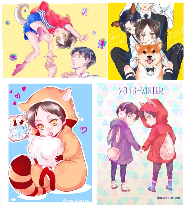 ショタエレタグよき…☺️💕💕
私もお気に入りのショタエレを再掲〜
キスのやつは3年前だ(※リヴァエレ、※3枚目はおもらし注意) 
