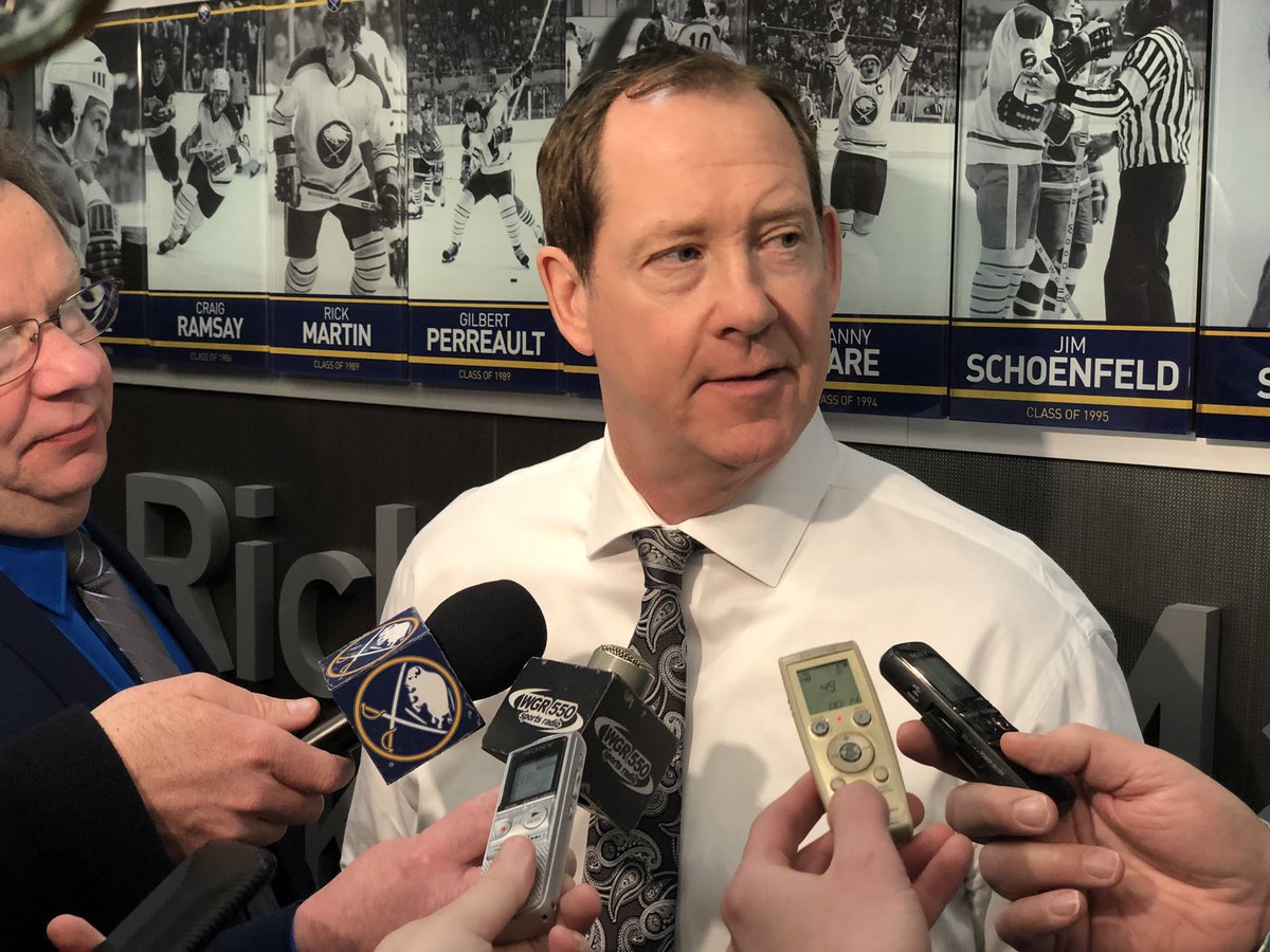 BuffaloSabres's tweet photo. Jack Eichel will play today, Coach Housley says. Josefson is out week-to-week with a lower-body injury, Nelson out day-to-day with a lower-body injury. #Sabres https://t.co/gJcVRDp6Yi