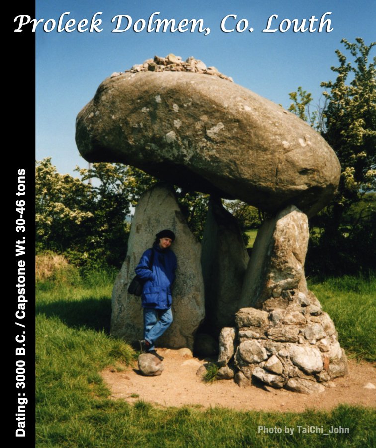 PrettyGonzo's tweet photo. Fantastic #Proleek #Dolmen in Co. Louth, #Ireland! Photo by @TaiChi_John in late 1990s. Wish sweet wee Gonzo had been with us! :) Happy #StPatricksDay to you! #Slรกinte! Our Etsy shop: https://t.co/d1JpZtJD3r #dolmens #menhirs #megaliths #prehistoric #portal #tomb #ancient #Eire https://t.co/IdpMY7Vbcr