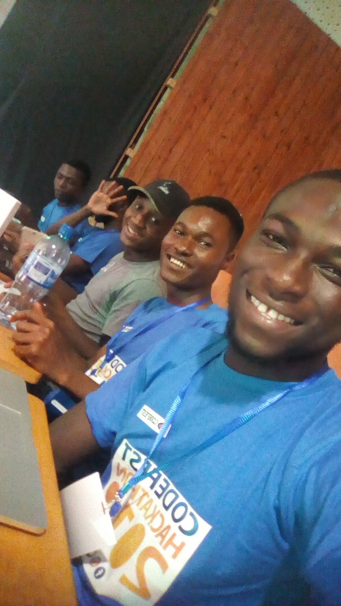 OmoruboreO's tweet photo. Team #binaut is here at #codeFestNg happening here LIVE @unilag.
We presenting I-VOTE an improved voting system for tertiary institutions.
#codeFestNg
#codeFest2018 https://t.co/R3iCstEZeu