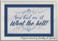 PixelStitchStdo's tweet photo. You Had Me At What The Hell counted cross stitch pattern by @PixelStitchStdo  https://t.co/H6C9w8RmM5 via @Etsy https://t.co/7goHFm0UfR