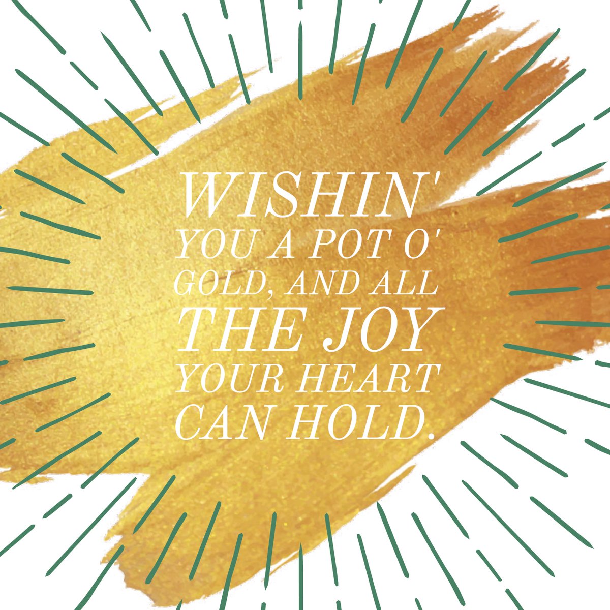 NeGutters's tweet image. Happy St. Patrick’s Day! Wishing you lots of #luck today and every day! #StPatricksDay