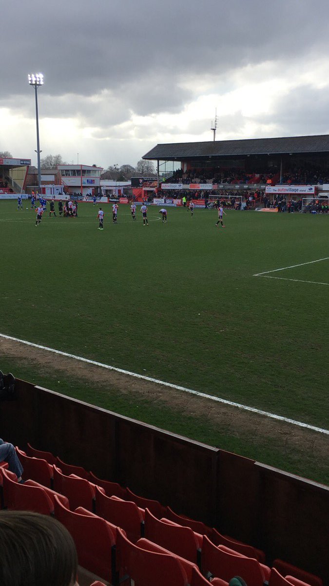 Watching the mighty robins come on <a href="/CTFCofficial/">Cheltenham Town</a>