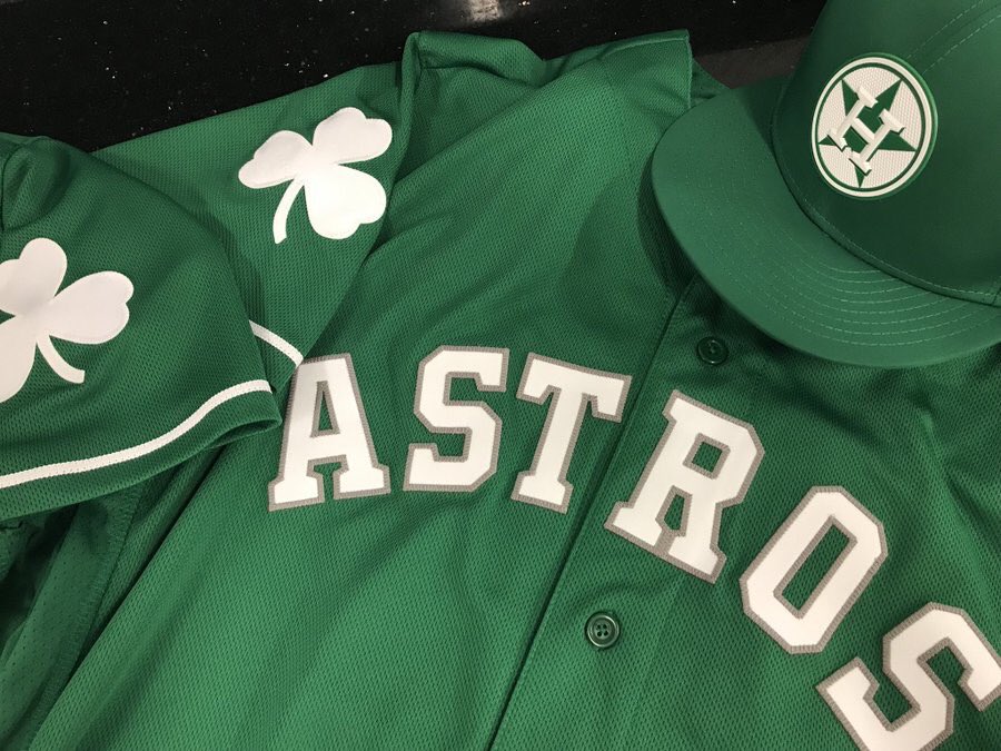 astros green jersey