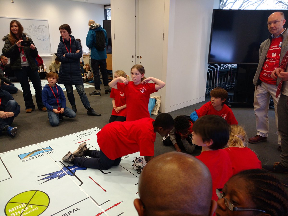 CLConnected's tweet photo. .@CathedralSE1 are ready for the X Factor programming challenge #IBMJuniorDeveloper @IBMUKCitizen https://t.co/ML1nFmMVPQ
