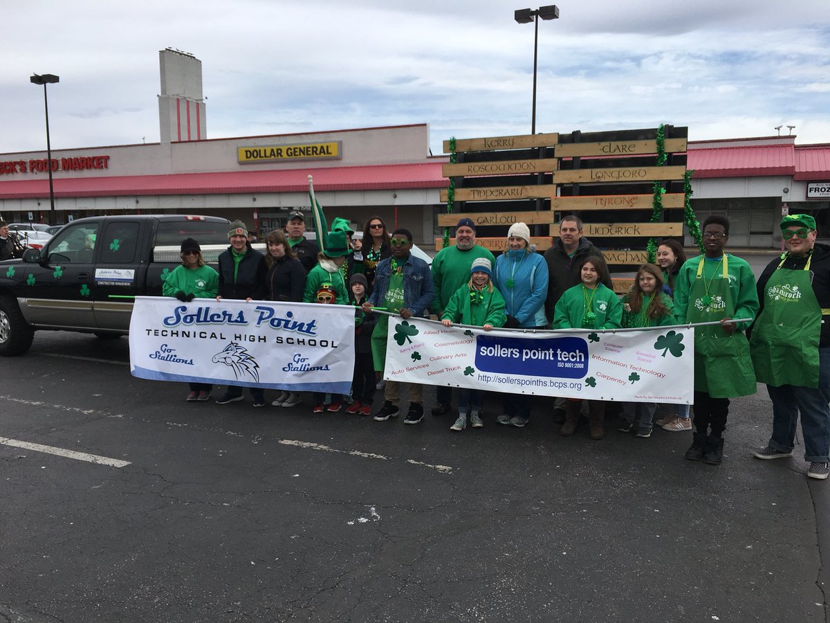 Michael Weglein (@mweglein) on Twitter photo Excited to walk with <a href="/sollerspt/">Sollers Point Tech</a> in the Dundalk St. Patrick’s Day parade this morning. Float construction compliments of our Building and Construction program. Excited to walk with <a href="/sollerspt/">Sollers Point Tech</a> in the Dundalk St. Patrick’s Day parade this morning. Float construction compliments of our Building and Construction program.