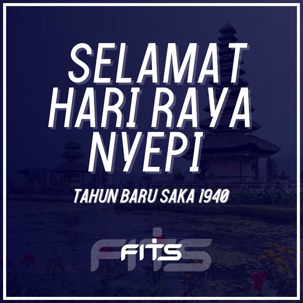 ApparelFits's tweet photo. Selamat Hari Raya Nyepi Tahun Saka 1940 untuk teman2 yang merayakannya.. https://t.co/OVHNNhazfc