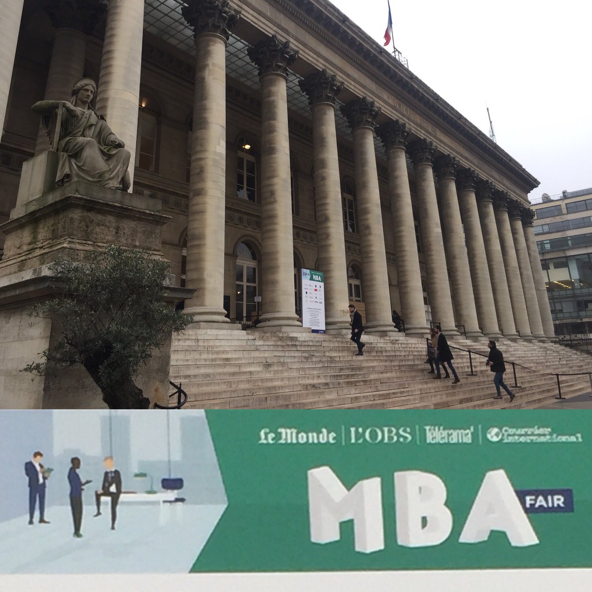 embadauphine's tweet photo. L’Ademba est présente au #salonmbafair @lemondefr @Paris_Dauphine venez vous renseigner et faire le bon choix pour booster votre carrière https://t.co/wsf1GNGTV9