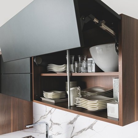 Wall units that open with a press of a finger as part of our Collection Elegance range. 

#KitchenShowroom #SchmidtKitchens #SchmidtDorking #Surrey #Dorking #KitchenDesign #Kitchen