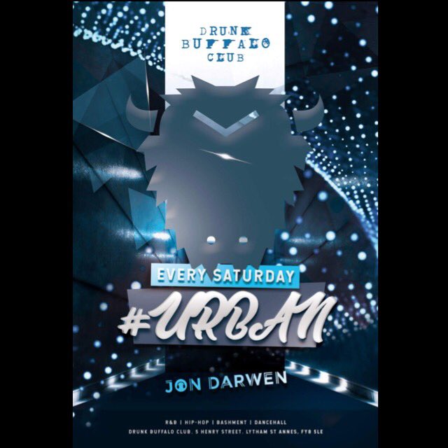 Great Saturday night last week as usual. Let’s go again 9pm - 1am tonight <a href="/drunkbuffaloclu/">drunkbuffaloclub</a> Lytham. The finest urban music all night long. 💯