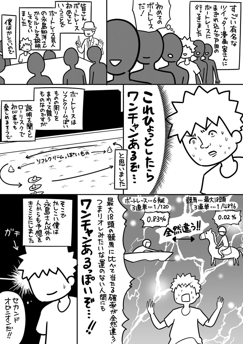 ボートレースの魅力に迫ります！
#マンガでボート #PR 