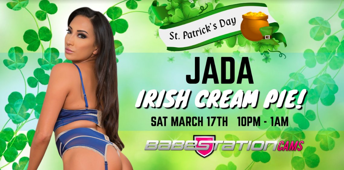 .@dirtyjada is doing a special #StPatricksDay show tonight on https://t.co/zfPHiKJk2K! If you're still standing, be there! 🙌 https://t.co/GGKInvYCIg