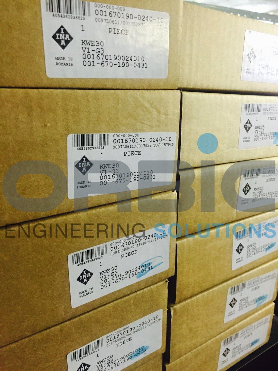Linear Bearing Units in Stock in a range of Sizes! #LinearBearings #INA #OrbicStocksIt