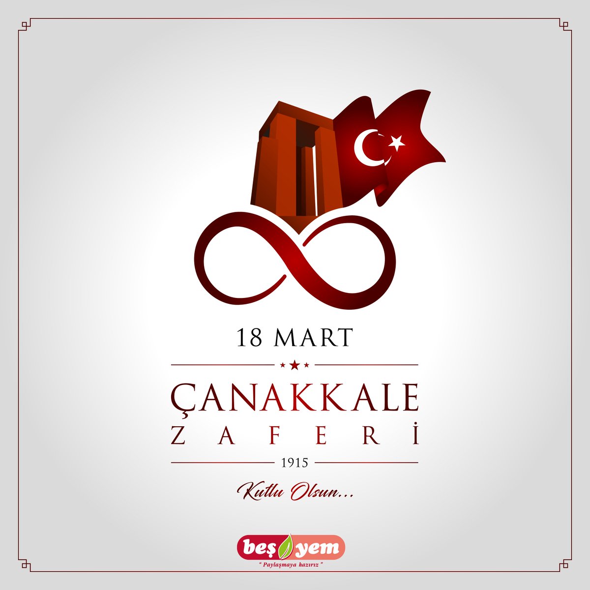 Bu topraklarımızı vatan yapan aziz şehitlerimizi saygıyla anıyoruz.

18 Mart Çanakkale Deniz Zaferini kutluyor aziz şehitlerimizi minnet ve saygıyla anıyoruz.