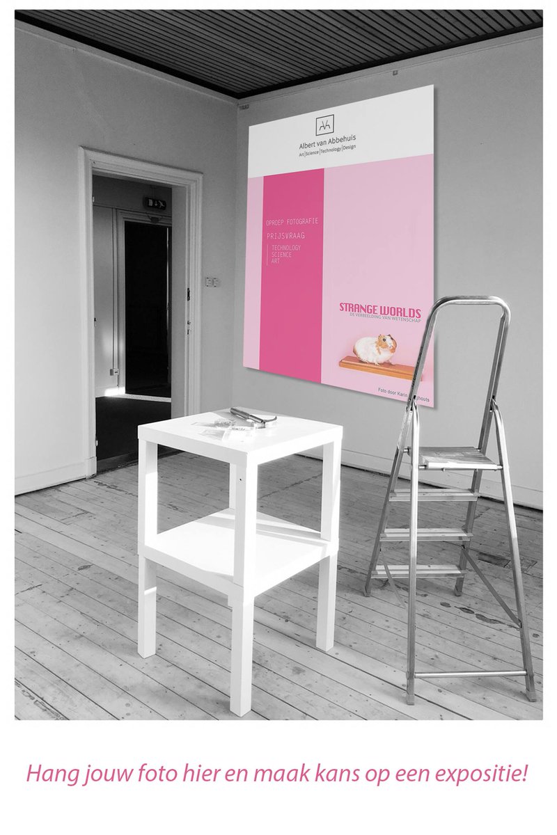 Just a reminder that the winner of the Strange Worlds Photography Competition will be announced today at 16:00. Join us at Albert van Abbehuis! Exhibition on view from 13:00 #strangeworlds