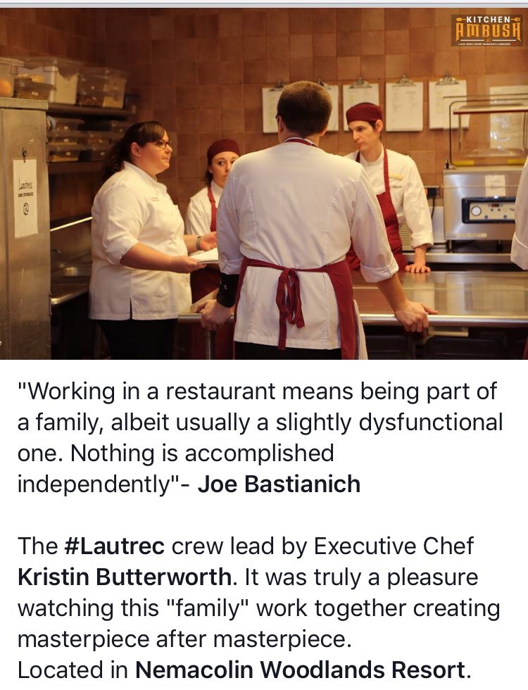 RdgMuhlCTC's tweet photo. Yep, that’s our very own Angela Raccuglia. Making her way in the culinary arts world. Keep up the great work Ang! We’re behind you all the way. #RMCTC #KitchenAmbush https://t.co/HOtzj0LOIU