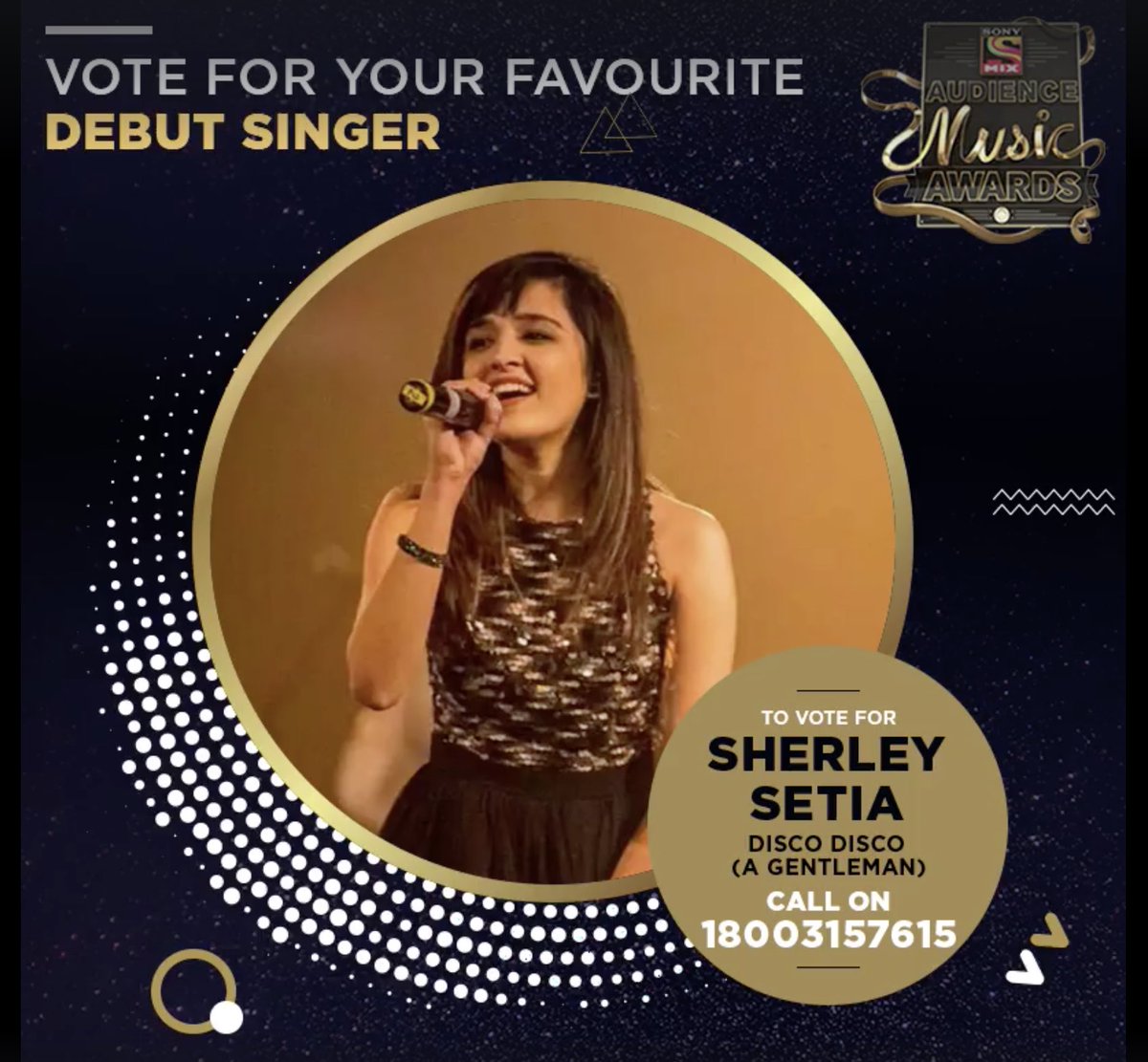 Pretty stoked! 

Thank you so much @sonymixtv for nominating me in the Best Debut Singer category! 🙏🏻

Team Shirleyyy, I’d loveee it if you sent in your votes ❤️❤️

To Vote: call on 18003157615

#MIXAudienceMusicAwards