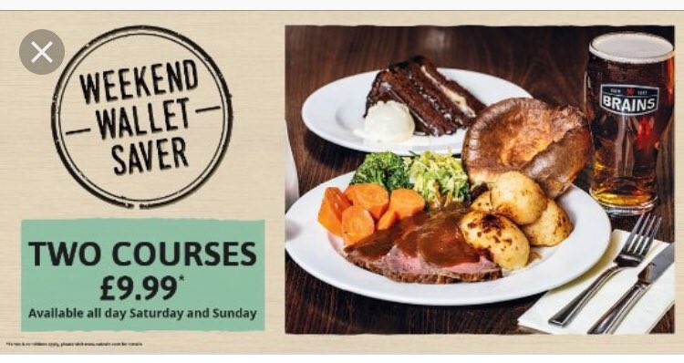 Join us for our great weekend deal