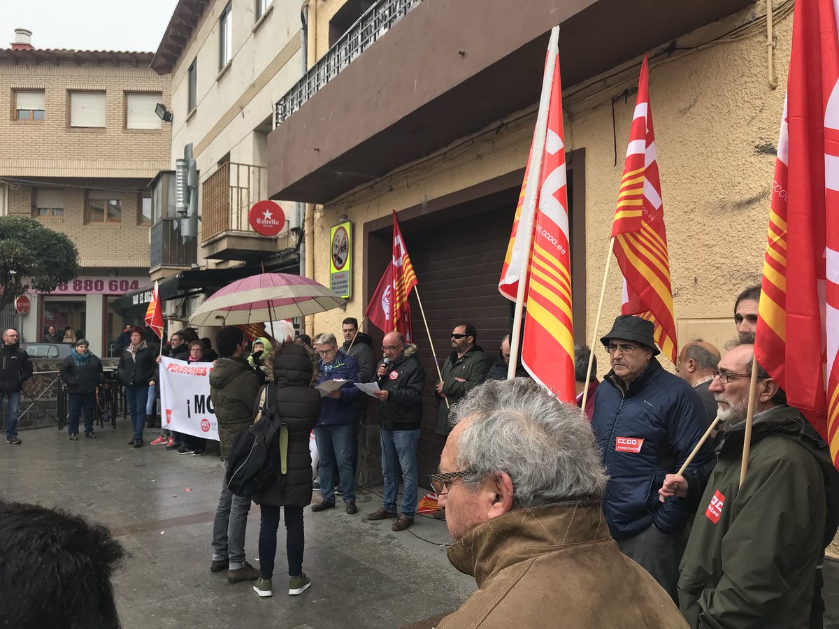 En estos momentos en Andorra, defendiendo unas pensiones dignas. Nos jugamos el futuro