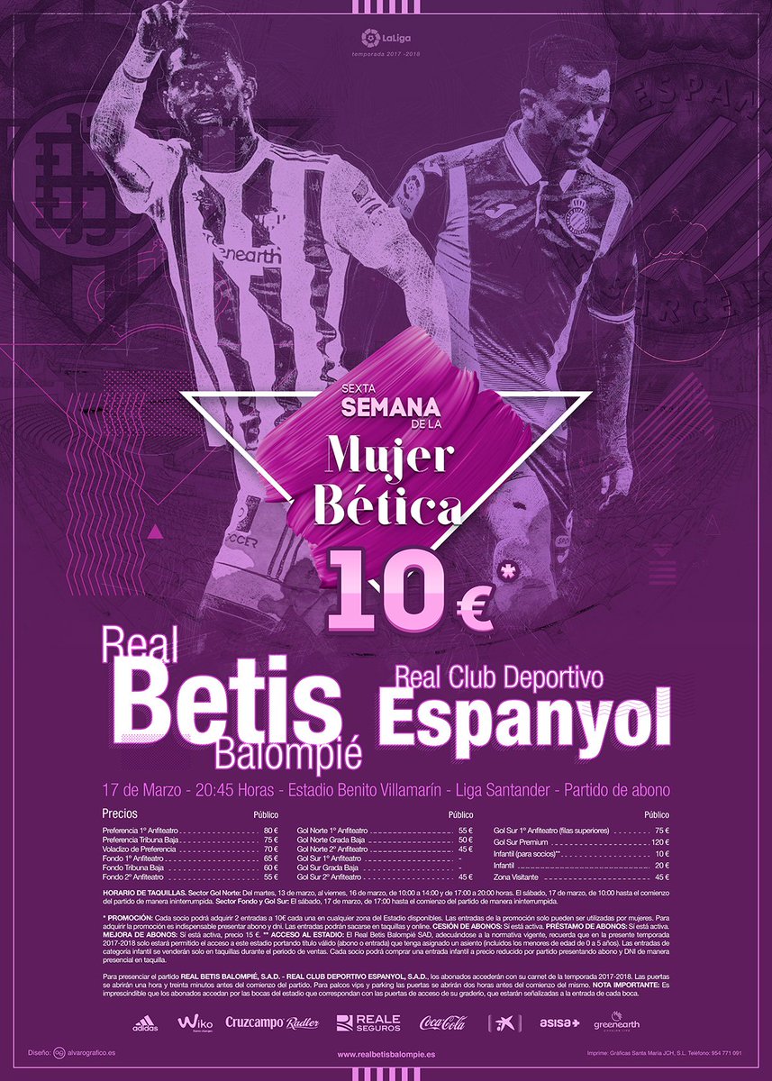 Hoy <a href="/RealBetis/">Real Betis Balompié 🌴💚</a> &amp; <a href="/RCDEspanyol/">RCD Espanyol de Barcelona</a>  Desde las 18:45 estamos a tú disposición. Colegios que van son:
C. E. I. P. Hermanas Mercedarias.
C. E. I. P. San Isidro (El Priorato).
C. E. I. P. Virgen de Setefilla.
C. E. I. P. Reyes de España.
C. E. I. P. San José de Calasanz.
#díadebetis