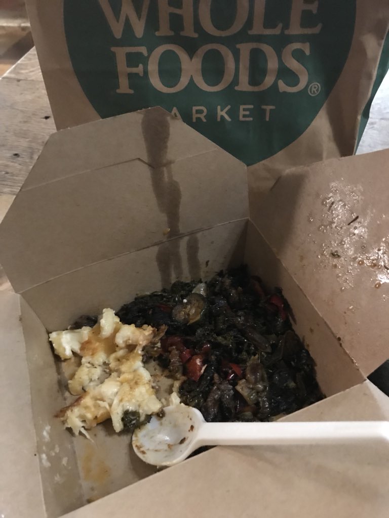 RichardElsey's tweet photo. Not the usual standard from @WholeFoodsUK very disappointing £10 hot box. #wholefoodscamden https://t.co/QWGKXSnrgp