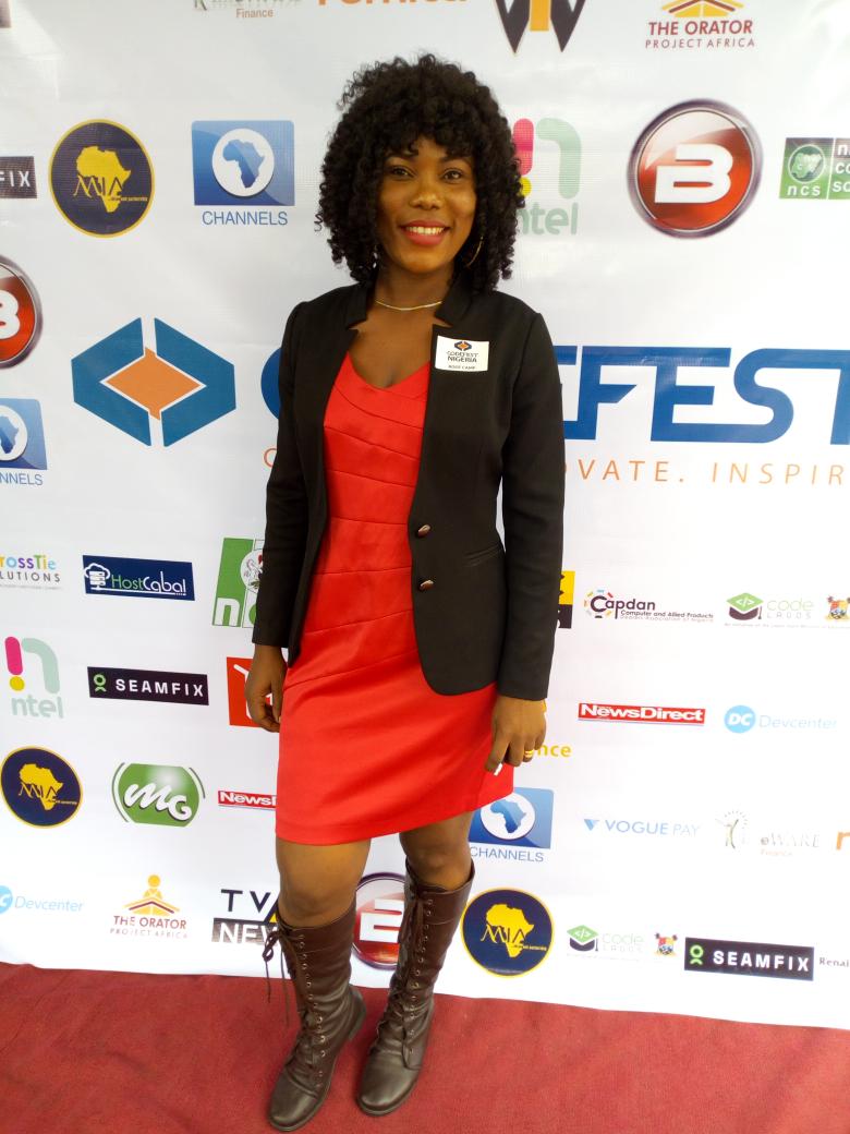 KarinkaWealth's tweet photo. #Codefestng: solving problems through technology and transforming ideas into reality.
#codefest 
#coding https://t.co/YpN9kYCGDg