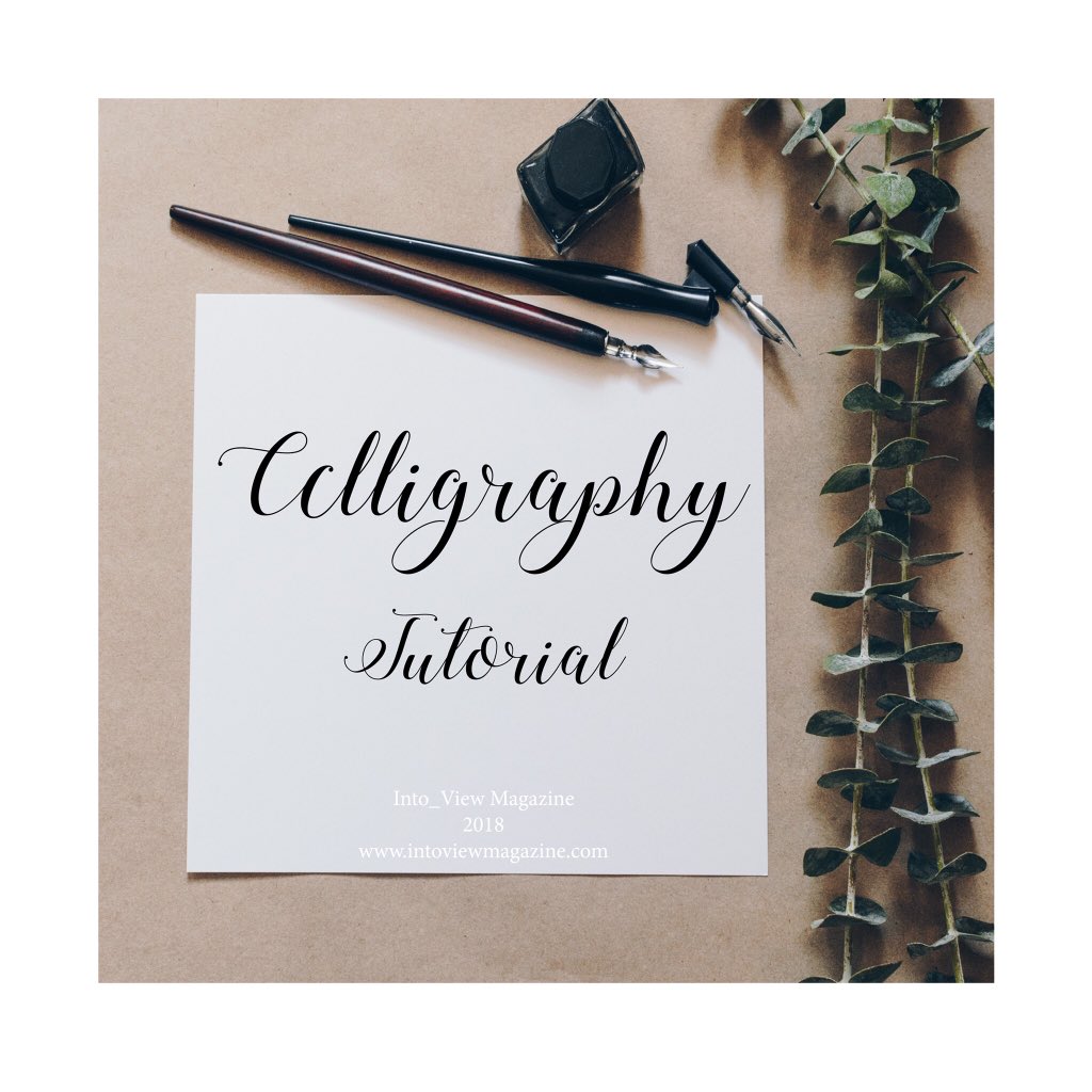 into_view_mag's tweet photo. Calligraphy Tutorial -> #style #pen #Calligraphy #writing #art #letter #learn #nib #time #inkhttps://intoviewmagazine.com/tutorial-learning-calligraphy-the-easy-way/ https://t.co/Qlr4xq6upQ