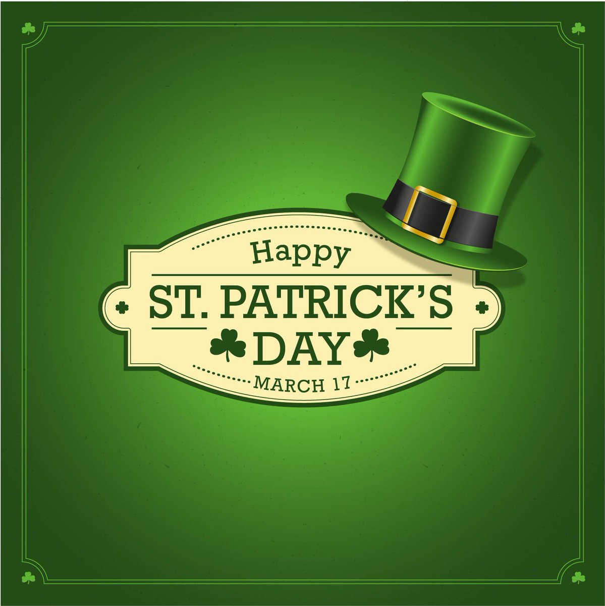 Happy St Patrick's Day to Irish people and their descendants!