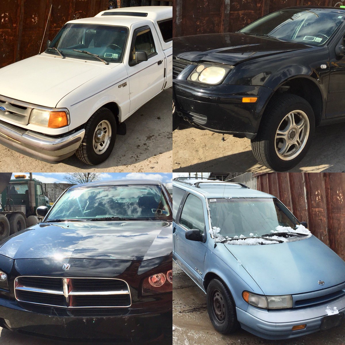 TowJunkCars's tweet photo. Junk car removal #valleystream #cashforcars #2009dodgecharger #nissanquest #vwjetta #fordranger Cash for cars. Any year,make,&amp; model. Call 516-521-5165. https://t.co/6vQDiN1Dj0 https://t.co/fO0CTUyHiE