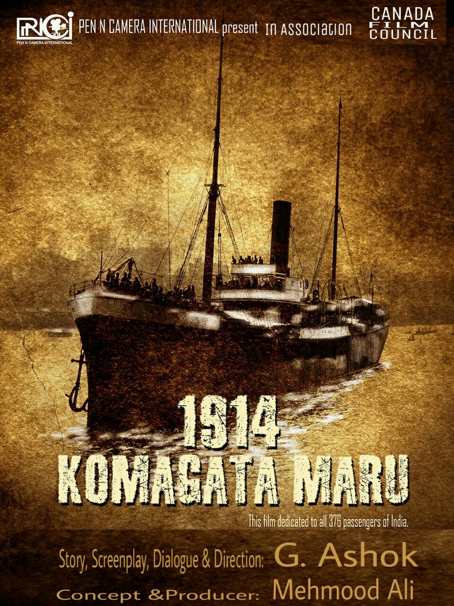 paulpavan78's tweet photo. After delivering biggest blockbuster hit film #Bhagmathi, director Ashok is all set for  next venture #1914KomagataMaru. Will be made in hindi and english International producer Mehmood Ali in association with Canada film council will bankroll it....Film will begin from June 2018 https://t.co/Sl6w1hBoEp