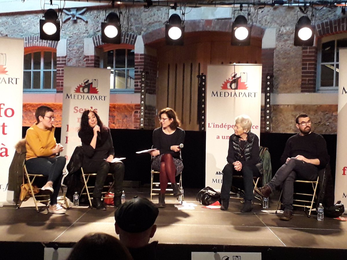 lacimade's tweet photo. #10ansmediapart contre le projet de #LoiAsileImmigration la société s'organise: table ronde avec @Migreurop @SOSMedFrance et La Cimade https://t.co/A3ZfvbBy5y